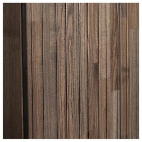 Șifonier maro cu aspect de lemn de frasin 60x210x42 cm Gravure – WOOOD