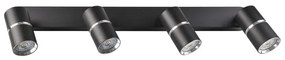 Spot BAMBOO 4xGU10/10W/230V negru