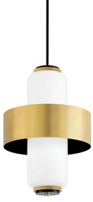 Pendul LUX MELROSE small, alb opal