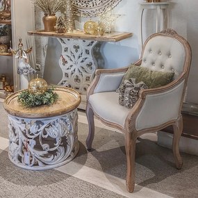 Masuta Vintage din lemn 63x45 cm