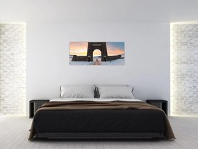 Tablou cu poarta, Yellowstone (120x50 cm)