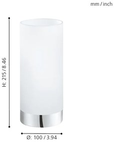 Eglo 95776 - Lampa de masa DAMASCO 1 1xE27/60W/230V