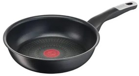 Tigaie Tefal G2550472, 24 cm, Strat titan, Thermo-Spot, Inductie, Fara PFOA, Negru