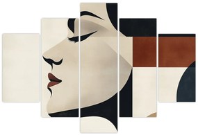 Tablou - Femeie din profil (150x105 cm)