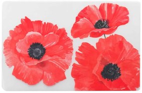 Suport pentru farfurii 28.5x44 cm Red flower – douceur d'intérieur