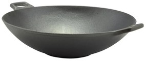 Wok mic 31*8 cm, fontă, Perfect Home 12137