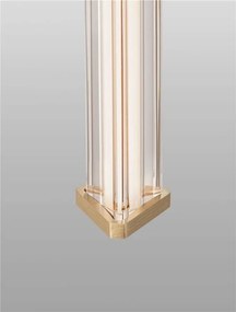 Lustra cu 5 pendule LED 2700K PHEME auriu periat