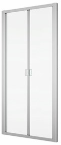 Usa pliabila dus in nisa din 2 piese, 80 cm, crom, Ronal Divera 800 mm, Crom