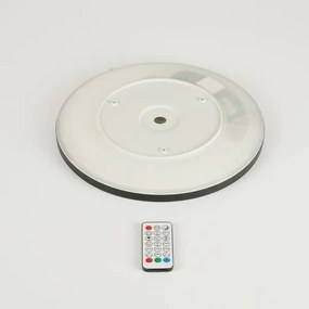 Brilagi - Corp de iluminat LED RGB dimabil ULTRA SLIM LED/18W/230V Ø 30 cm negru + telecomandă