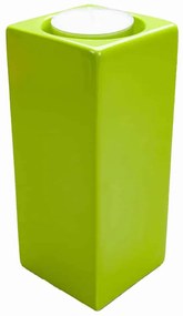 Suport lumânare Ceramica, 20 cm, Verde Lime