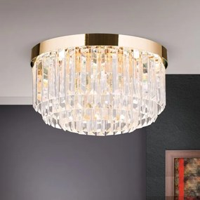 Lustra LED design LUX PRISM 35cm, 24K gold plated