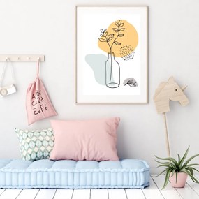 Poster - Vaza cu platnă (A4)