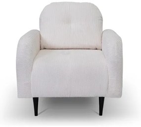 Fotoliu tapițat CLOUDY, crem