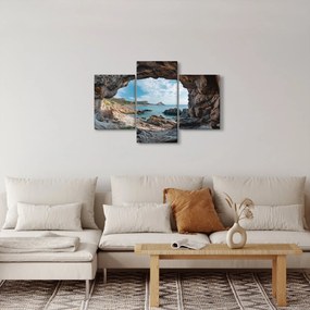 Tablou - Peșteră lângă mare (90x60 cm)