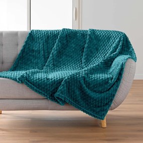 Pătură albastră din microflanel 125x150 cm Mini Frosty – douceur d'intérieur