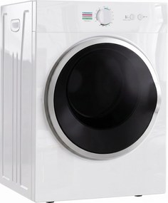 HOMCOM Mini Uscător de Rufe Portabil 4,8 kg, 1020W, Încălzire PTC, Timer, Alb | Aosom Romania