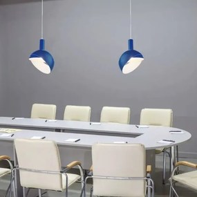 Lustră pe cablu 1xE14/60W/230V albastră