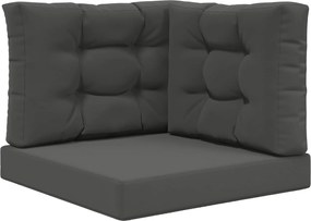 vidaXL Perna pentru canapea de exterior 3 pcs Antracit Poliester