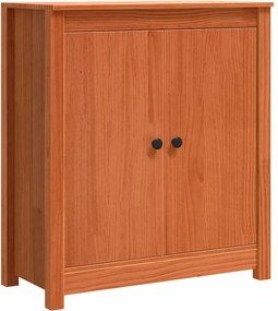 vidaXL Bufet Maroniu cerat 70 x 35 x 80 cm Lemn de pin masiv