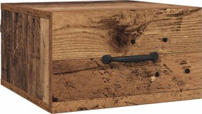 vidaXL Dulap de noapte Lemn Vechi 35 x 35 x 20 cm Lemn compozit