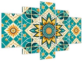 Tablou - Model turcoaz (150x105 cm)