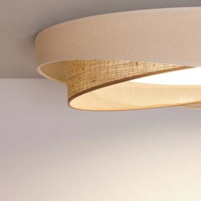 BRILAGI- Plafonieră LED VELVET TWIST LED/24W/230V 4000K diam. 55 cm kr./bej.