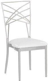 Set 2 buc. scaune sufragerie GIRION (argintiu). 1026774
