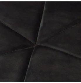 Scaun de sufragerie din catifea negru CARBON