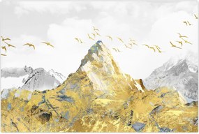 Tablou - Munte auriu (90x60 cm)