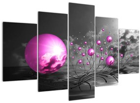 Tabloul bilelor roz (150x105 cm)