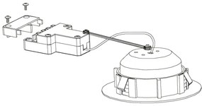 Eglo 95852 - SET 3x Corp de iluminat LED tavan fals PINEDA 1xLED/4,9W/230V