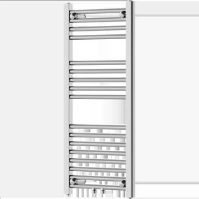 Mexen Mars radiator baie 900 x 400 mm, 244 W, crom - W110-0900-400-00-01