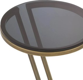 Masuta auxiliara design LUX Falcone Vintage brass