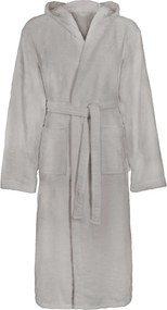 vidaXL Halat de baie KINN Gri L Bumbac