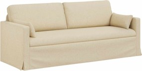 vidaXL Canapea Crem 198 x 78 x 80 cm țesătură