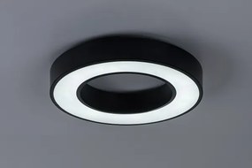 Rabalux 71361-LED Plafonieră CIRANO LED, 45W, 230V, 3000-6500K, Ø60 cm, negru, cu telecomandă