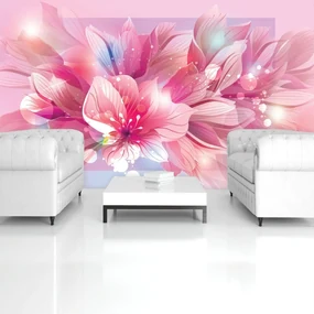 Fototapet - Arta florală - abstract (152,5x104 cm)