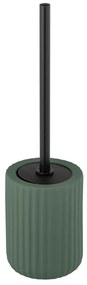 Perie de toaletă cu suport din ceramică Wenko Belluno, verde
