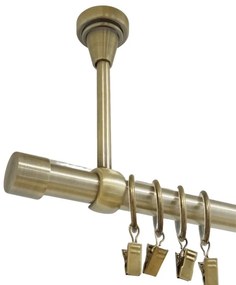 Galerie simpla prindere tavan CAPACEL 19 mm aur antic (Alege marime: 180 cm)
