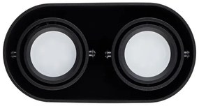 Lampă spot SIROK 2xGU10/30W/230V negru
