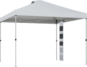 Outsunny Pavilion 3x3 m Pop-Up cu Buzunare, UPF 50+, cu Saci de Nisip și Geantă cu Roți | Aosom Romania