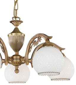 Candelabru din alama cu 5 brate design italian 8600