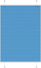 vidaXL Jaluzea plisată Albastru 95x150 cm Lățime țesătură 94,4 cm