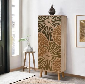 Dulap pantofi Mega Sonoma Oak Palm