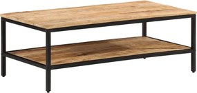 vidaXL Măsuță de cafea, 100x50x35 cm, lemn masiv de mango brut