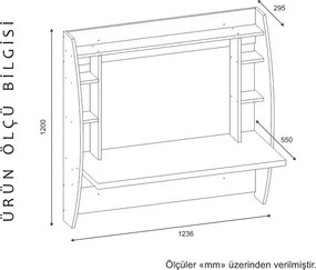 Masă de birou Buglem White