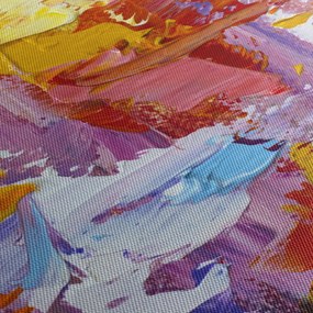 Tablou - Pictură în ulei (cu ceas) (90x30 cm)