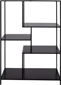Bibliotecă House Nordic Vita Shelf, 80 x 120 cm, negru