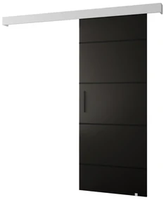 Uși culisante 70 cm Slavdro 4 (negru mat + alb mat). 1108756