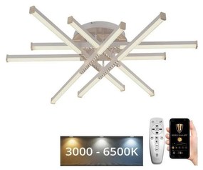 Lustră LED dimabilă aplicată LED/90W/230V 3000-6500K + telecomandă